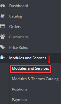 Modules and Services
