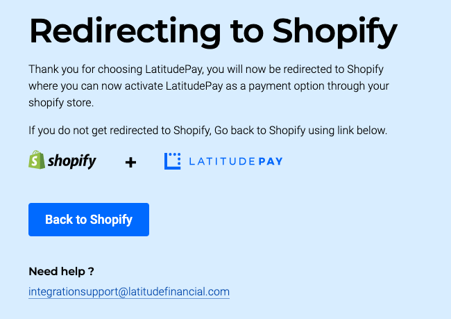 Shopify Config Complete